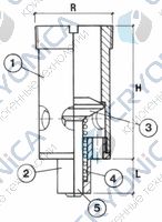 Обратный клапан CAEN CH-IT