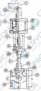Криогенный запорный клапан CAEN CRYO VCB 1150-NC
