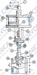 Криогенный запорный клапан CAEN CRYO VCB 1600-NC