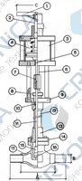 Криогенный запорный клапан CAEN CRYO VCB 300-NC