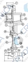 Криогенный запорный клапан CAEN CRYO VCB 600-NC