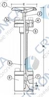 Криогенный запорный вентиль CAEN CRYO VHP-6000, 6000T