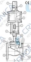 Запорный клапан CAEN VCBS-1150 NC