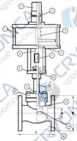 Запорный клапан CAEN VCBS-1600 NCH