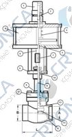 Запорный клапан CAEN VCBS-750-NCH
