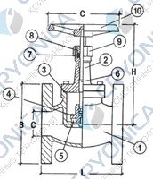 Запорный вентиль CAEN VCB 1150