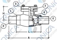 Обратный клапан CAEN VCR-300