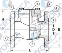 Криогенный обратный клапан CAEN VRSS-1150