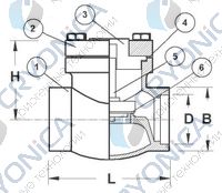 Криогенный обратный клапан CAEN VRSS-750 Криогенный обратный клапан CAEN VRSS-750