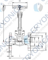 Криогенный запорный клапан CCK T327DA10-100 PN40