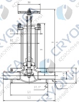 Криогенный запорный клапан CCK T328DJ10-80Z PN40