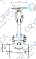 Криогенный запорный клапан CCK T326DA10-100 PN40