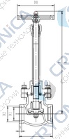 Криогенный запорный клапан CCK T335DA10-100 PN40