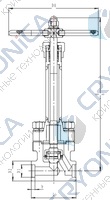 Криогенный запорный клапан CCK T551DA10-40 PN250