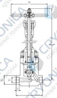 Криогенный запорный клапан CCK T651DA10-40 PN350
