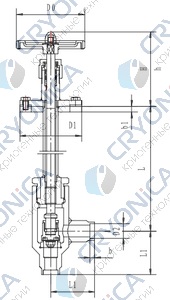 Криогенный запорный клапан угловой CCK T311DL10-15 PN40