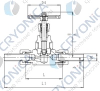 Запорный клапан CCK T452A10-25 PN160