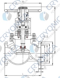 Запорный клапан CCK J41F-40P