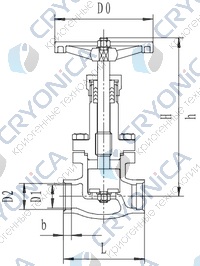 Запорный клапан CCK T325A10-100 PN40