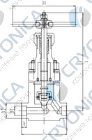 Запорный клапан CCK T651A10-40 PN350