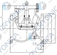 Обратный клапан T251H250 PN25 Обратный клапан T251H250 PN25