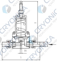 Криогенный регулятор давления типа T254DE15-25