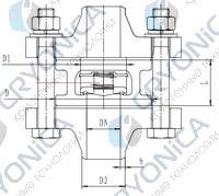 Криогенный обратный клапан T312DH15-100 PN40