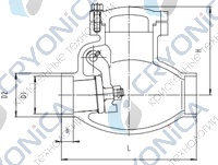 Криогенный обратный клапан T315DH50-150 PN40 Криогенный обратный клапан T315DH50-150 PN40