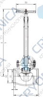 Криогенный запорный клапан CCK T325DB125-200 PN40