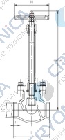 Криогенный запорный клапан CCK T325DB20-100 PN40