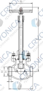 Криогенный запорный клапан CCK T325DB20-100 PN40