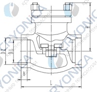 Криогенный обратный клапан T335DH10-200 PN40