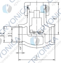 Криогенный обратный клапан T338DH10-40 PN40