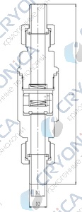 Криогенный обратный клапан T451DH10-25 PN160