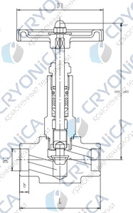 Криогенный игольчатый клапан CCK T455DB8-15 PN160 Криогенный игольчатый клапан CCK T455DB8-15 PN160