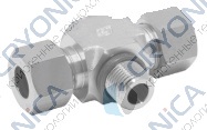 Тройник Банжо DIN полнопроходной серии DSVT-G/M