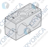 Зажим стандарт двойной N1.CF4 30