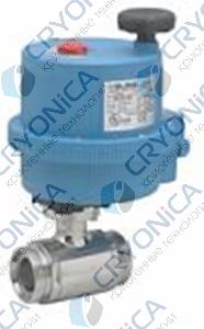 Шаровой кран с электроприводом 8E143 Серия INGOT.